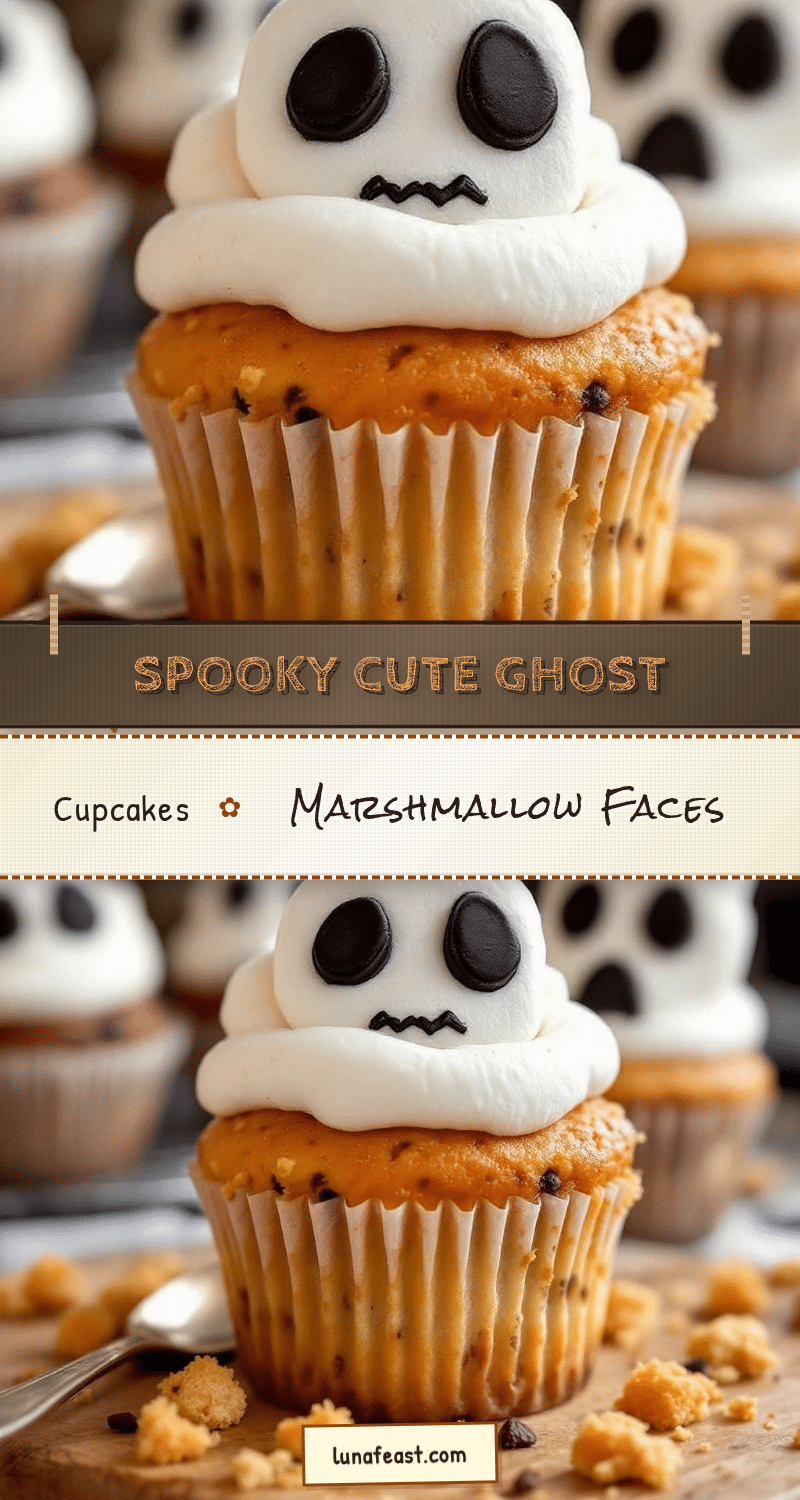 cute ghost cupcakes recipe
