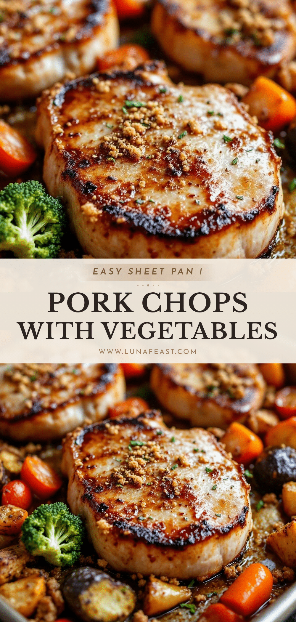 easy sheet pan pork chops recipe