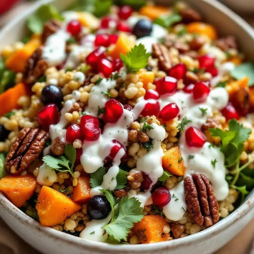 fall harvest salad - featured image
