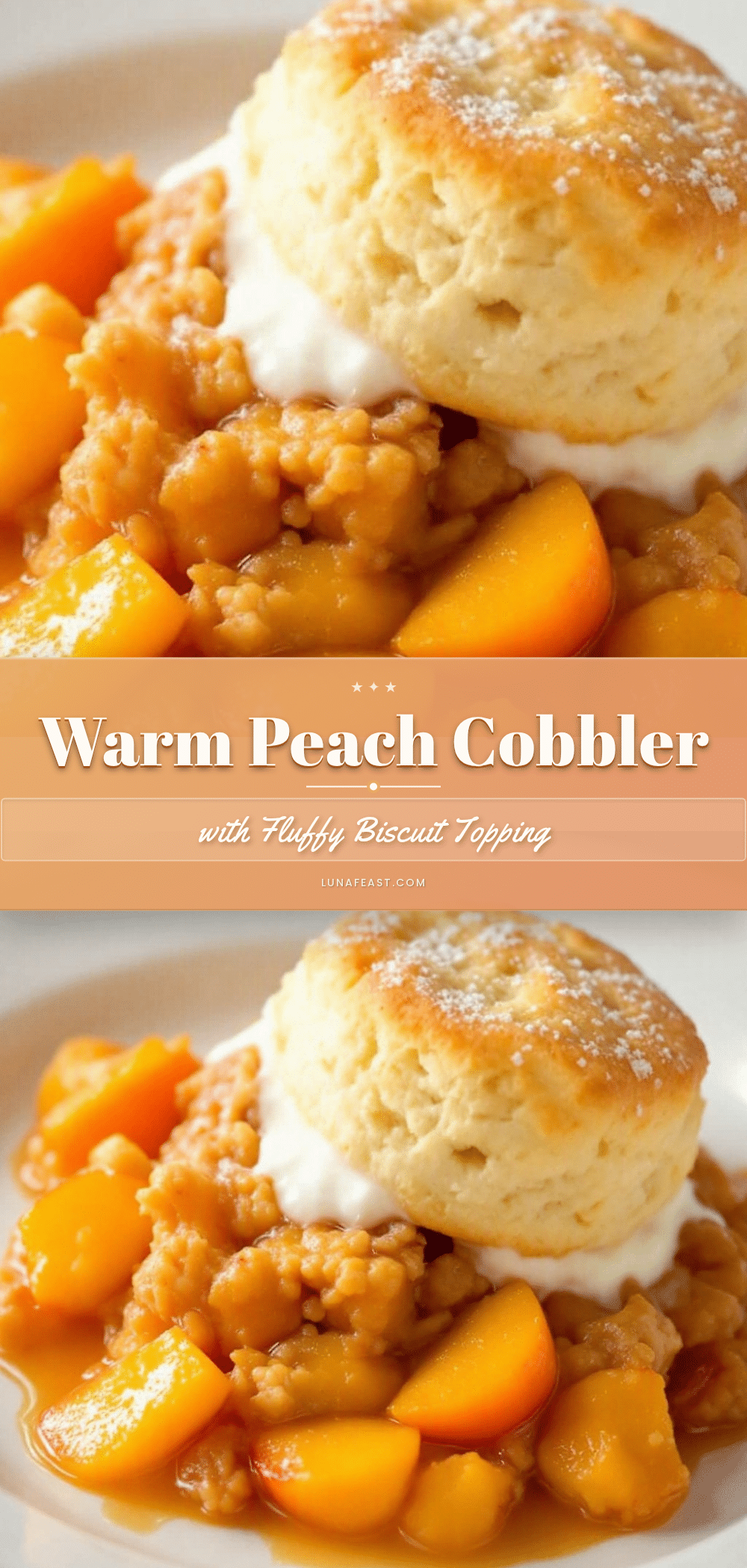 fluffy peach cobbler recipe