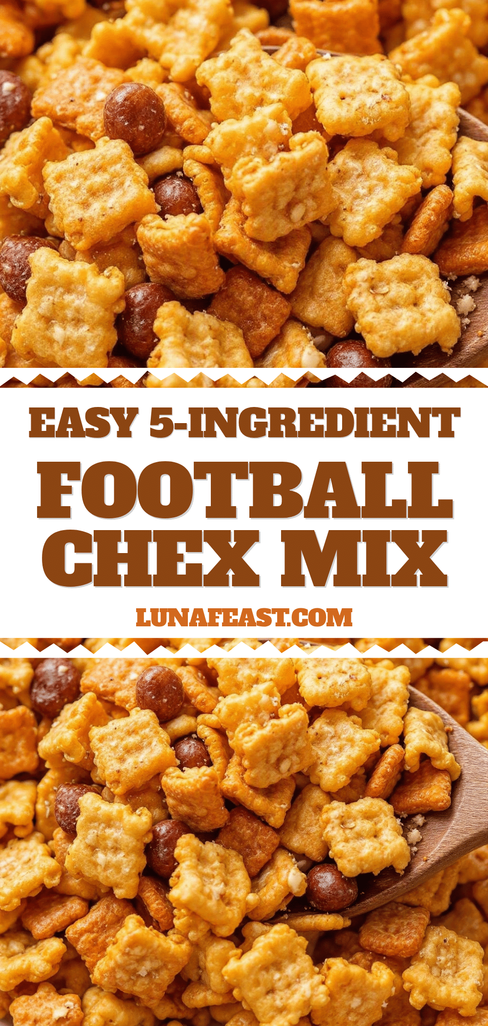 Football Chex Mix recipe
