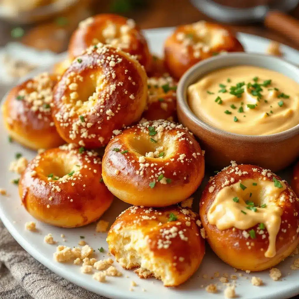 German Soft Pretzel Bites preparation steps