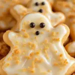 Ghost-Shaped Pumpkin Sugar Cookies - featured image