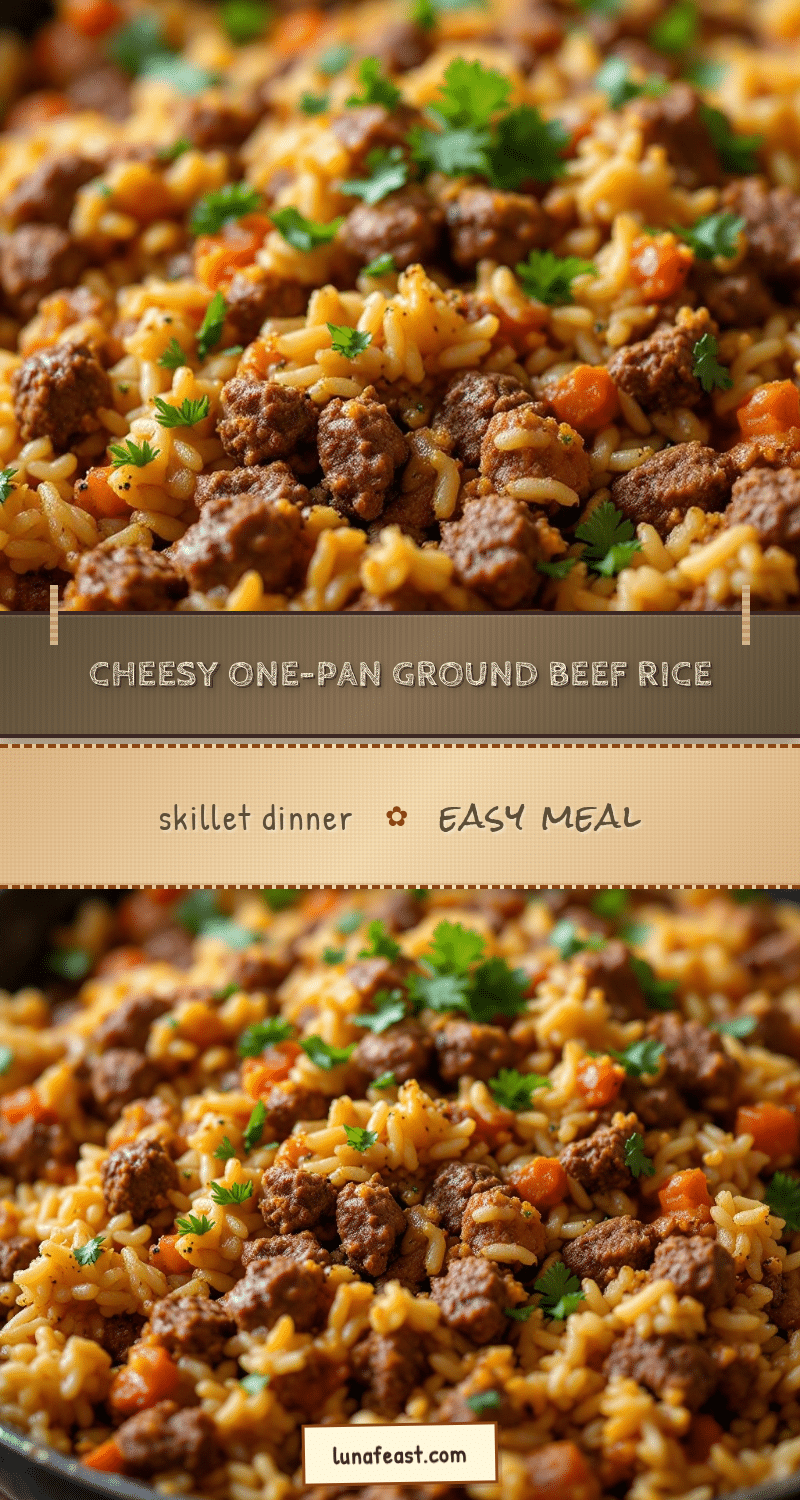 ground beef and rice skillet recipe
