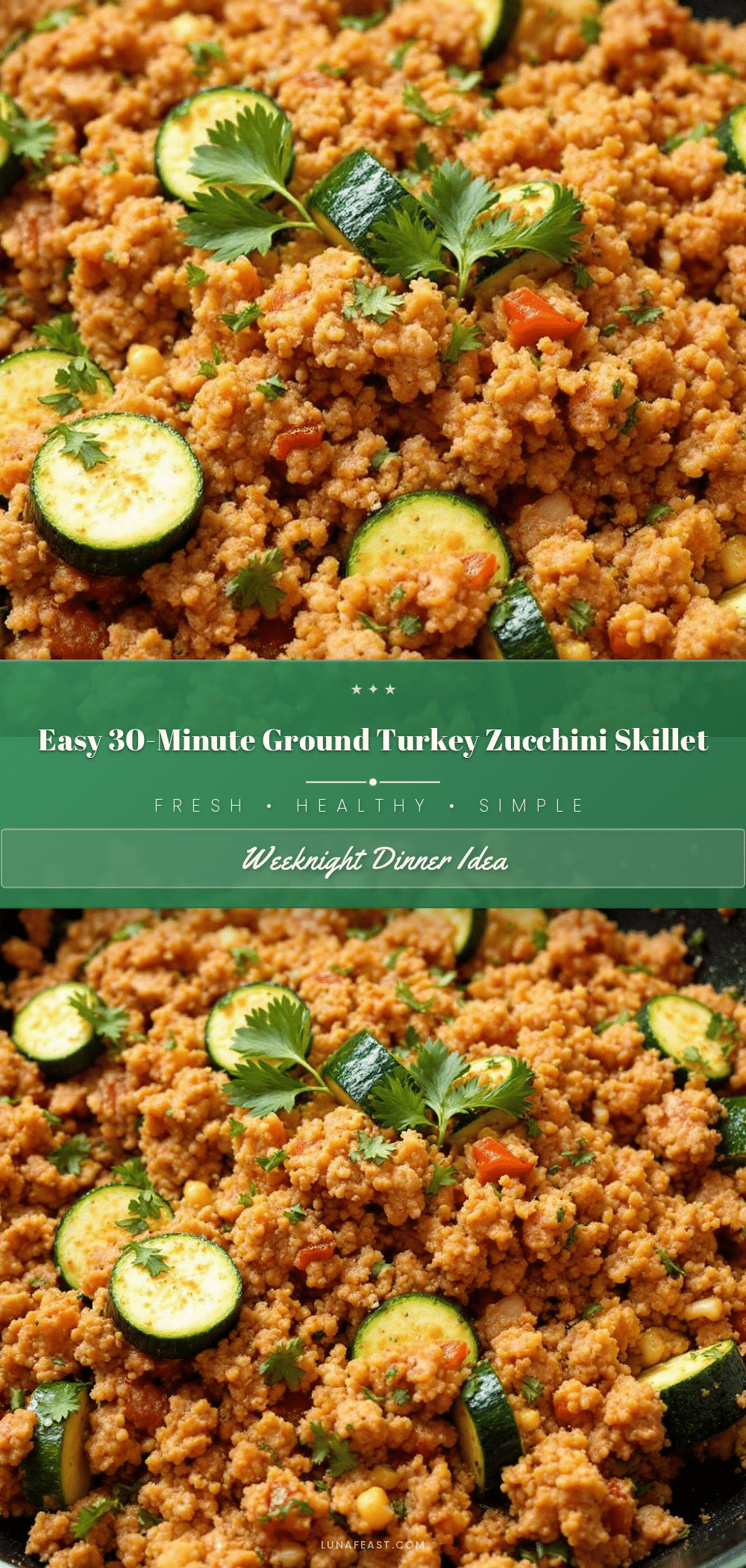 ground turkey and zucchini skillet recipe