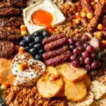 Halloween charcuterie board with candy corn - featured image