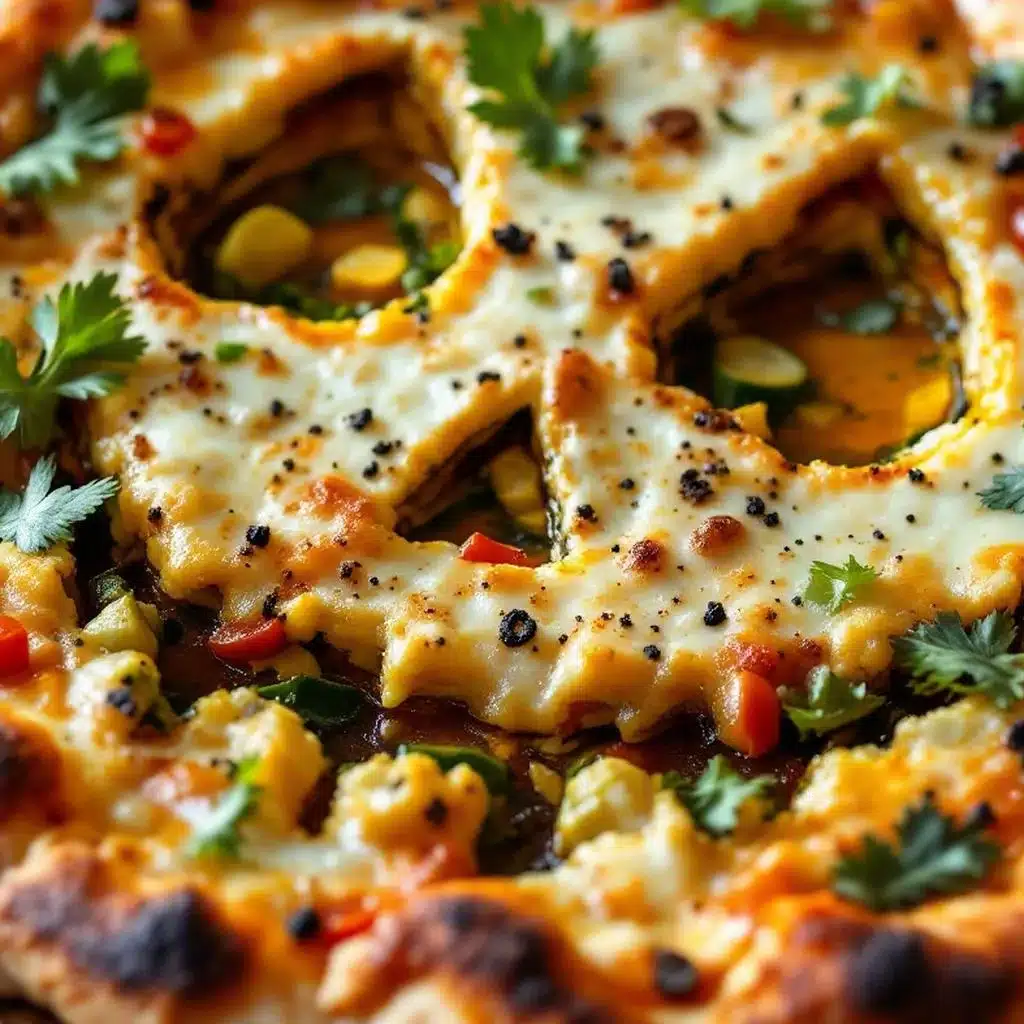 halloween jack-o-lantern veggie pizza - featured image