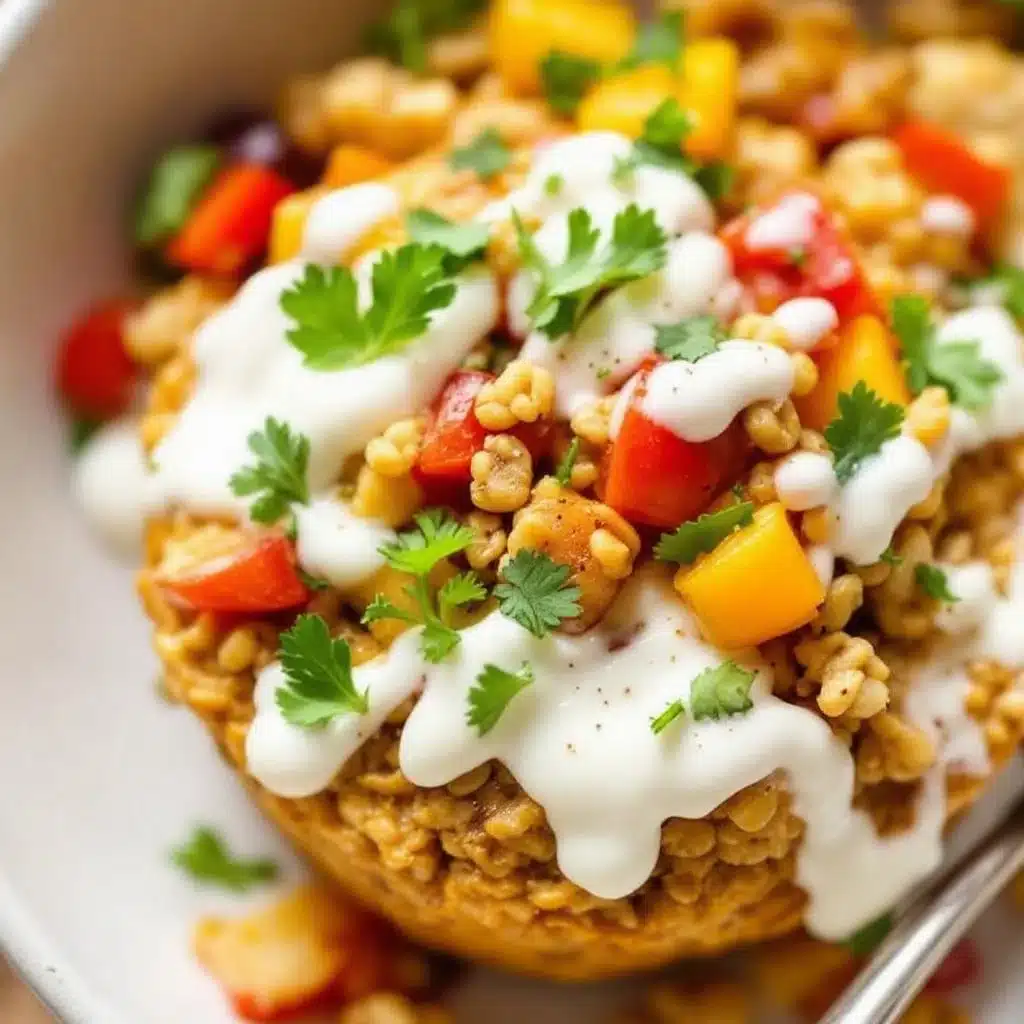 healthy baked pumpkin oatmeal cups - featured image