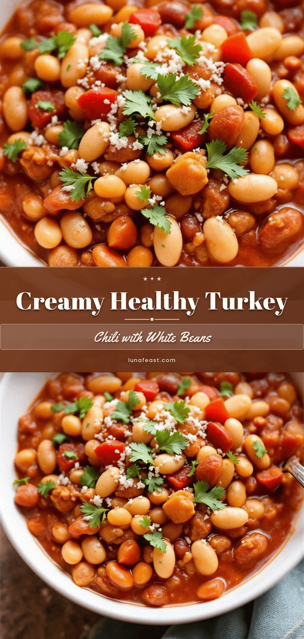 healthy turkey chili with white beans recipe