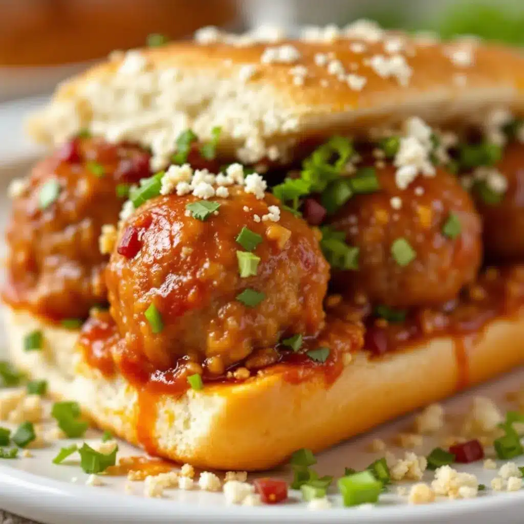 healthy turkey meatball subs preparation steps