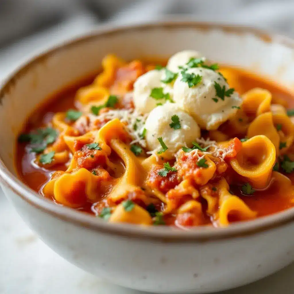 lasagna soup preparation steps