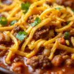 loaded taco soup - featured image