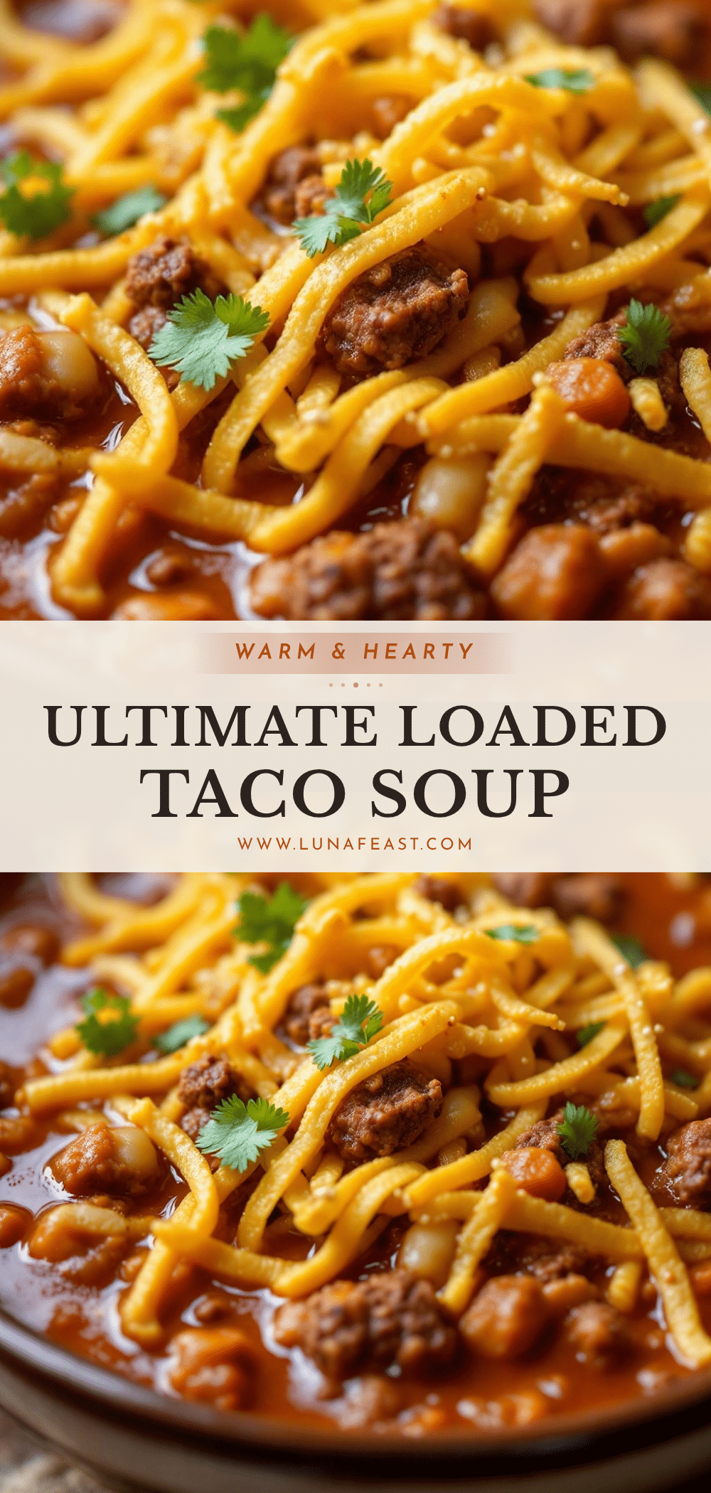 loaded taco soup recipe