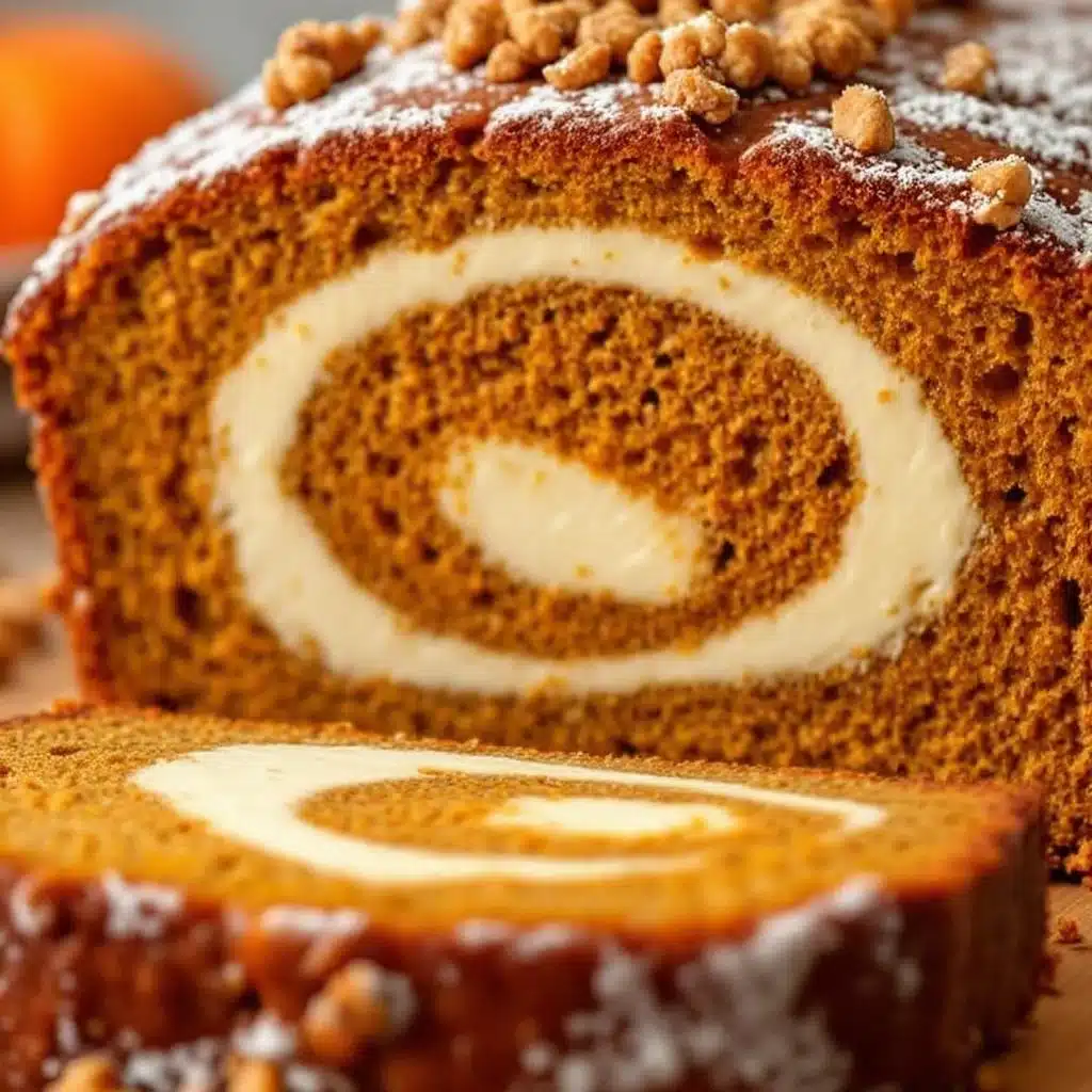 moist pumpkin bread with cream cheese swirl - featured image