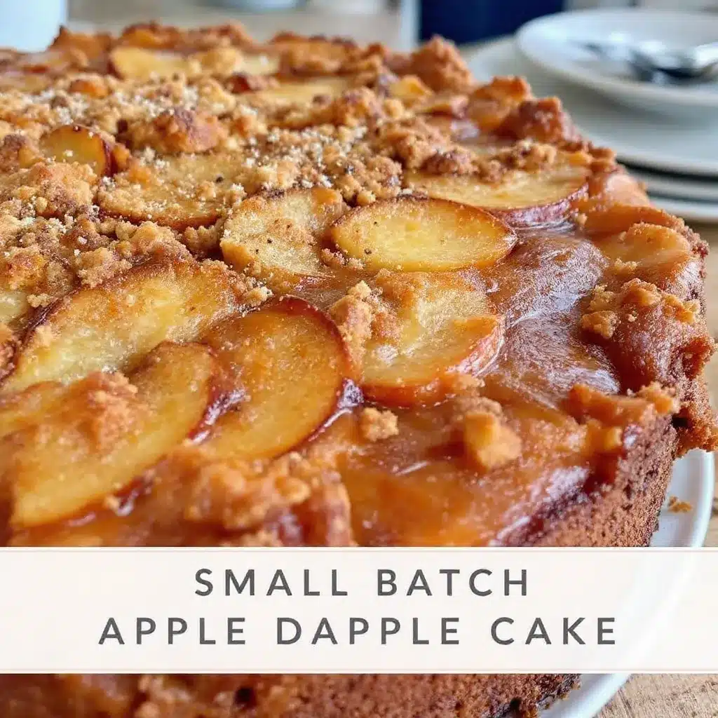 moist small-batch apple dapple cake preparation steps