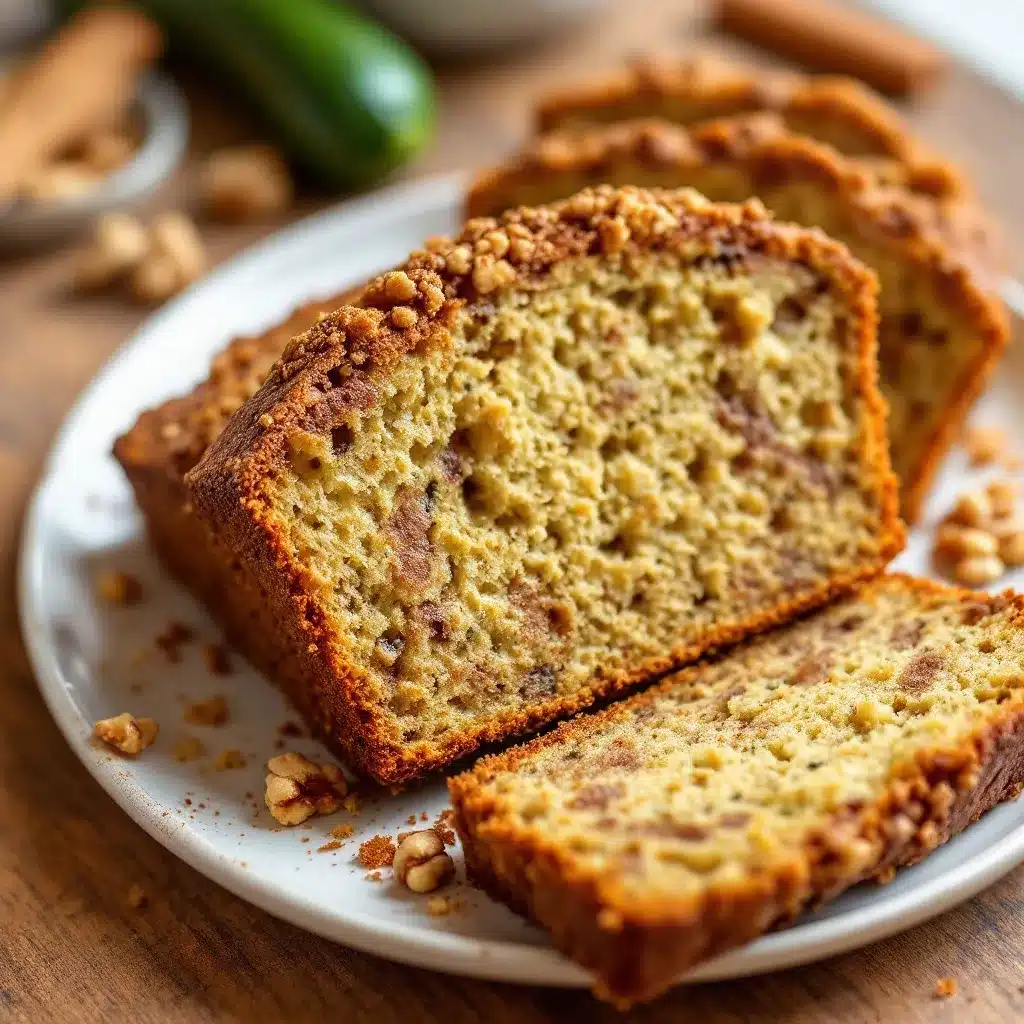 moist zucchini bread preparation steps