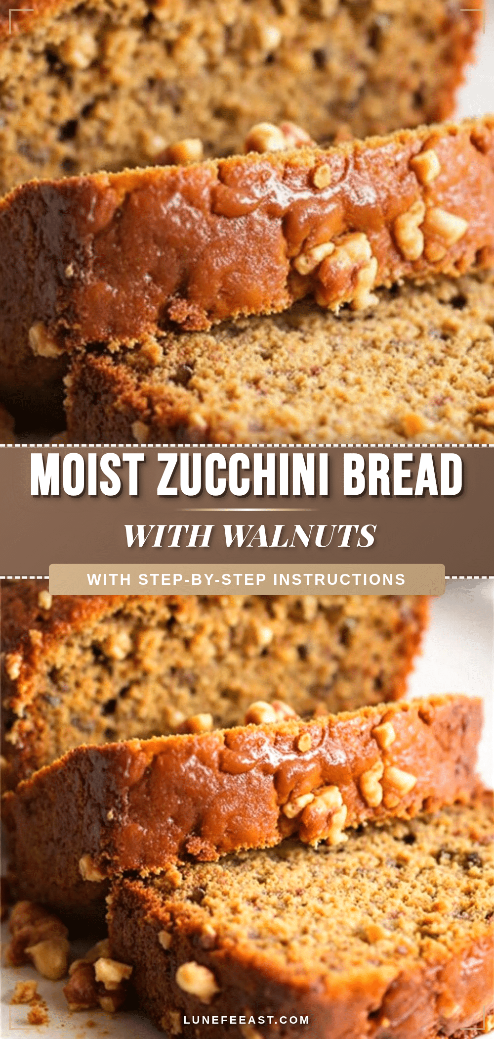 moist zucchini bread with walnuts recipe