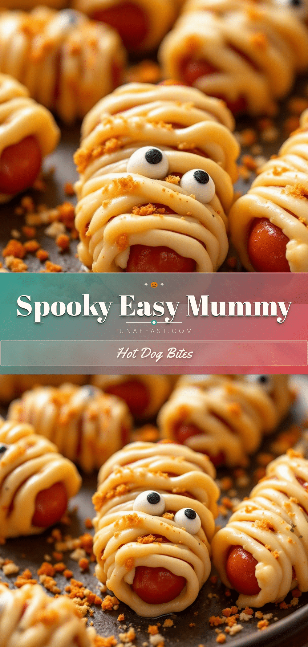mummy hot dog bites recipe