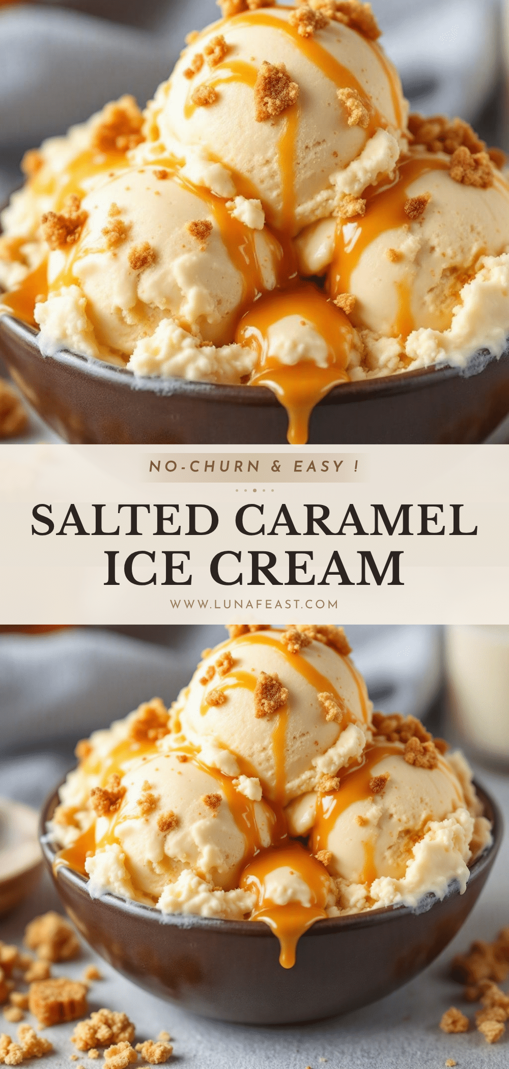 no-churn salted caramel ice cream recipe