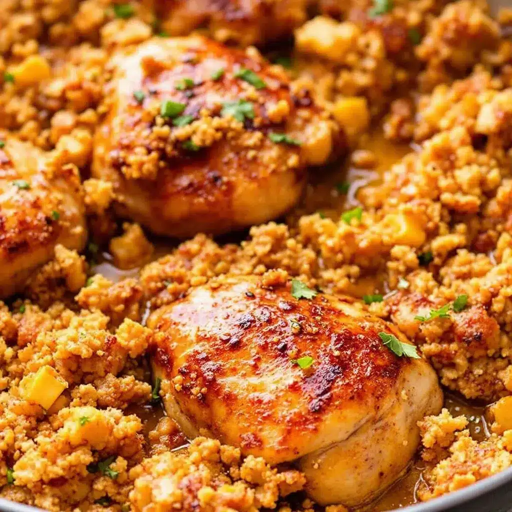 one-pan garlic butter chicken thighs preparation steps