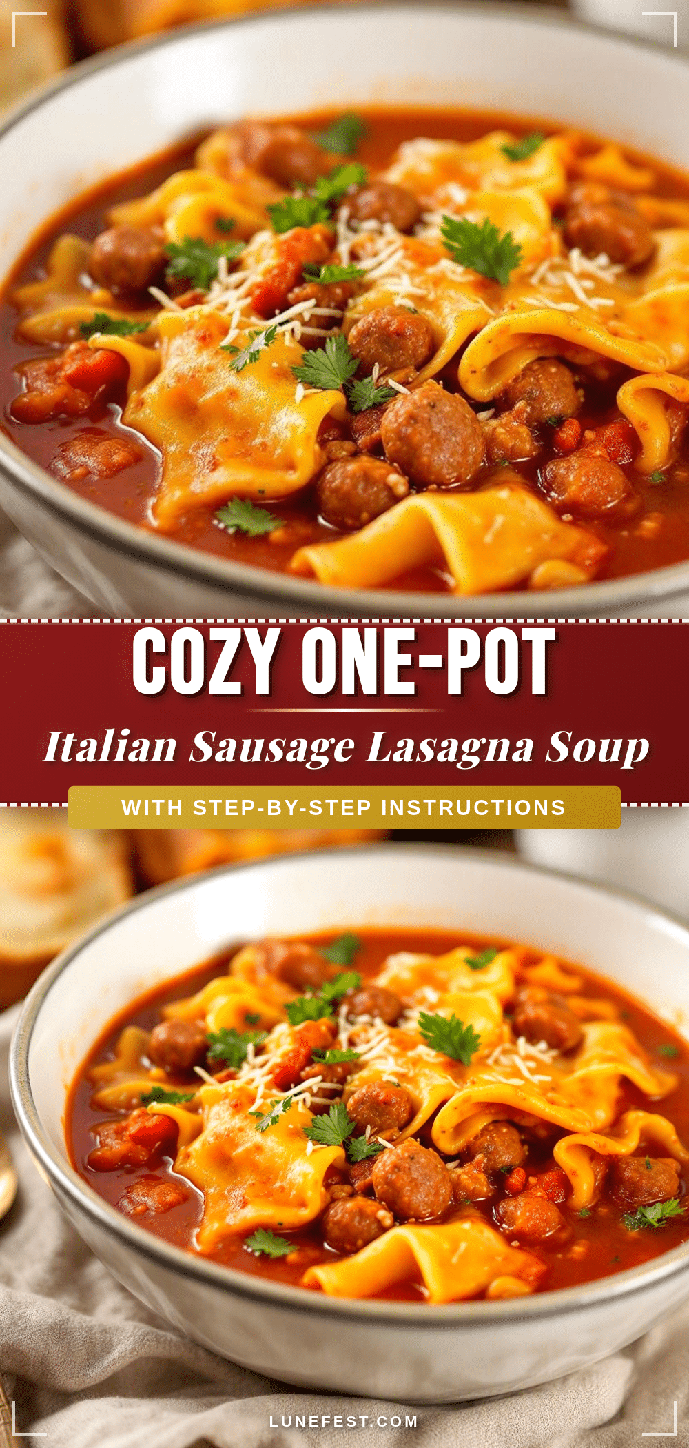 one-pot lasagna soup recipe