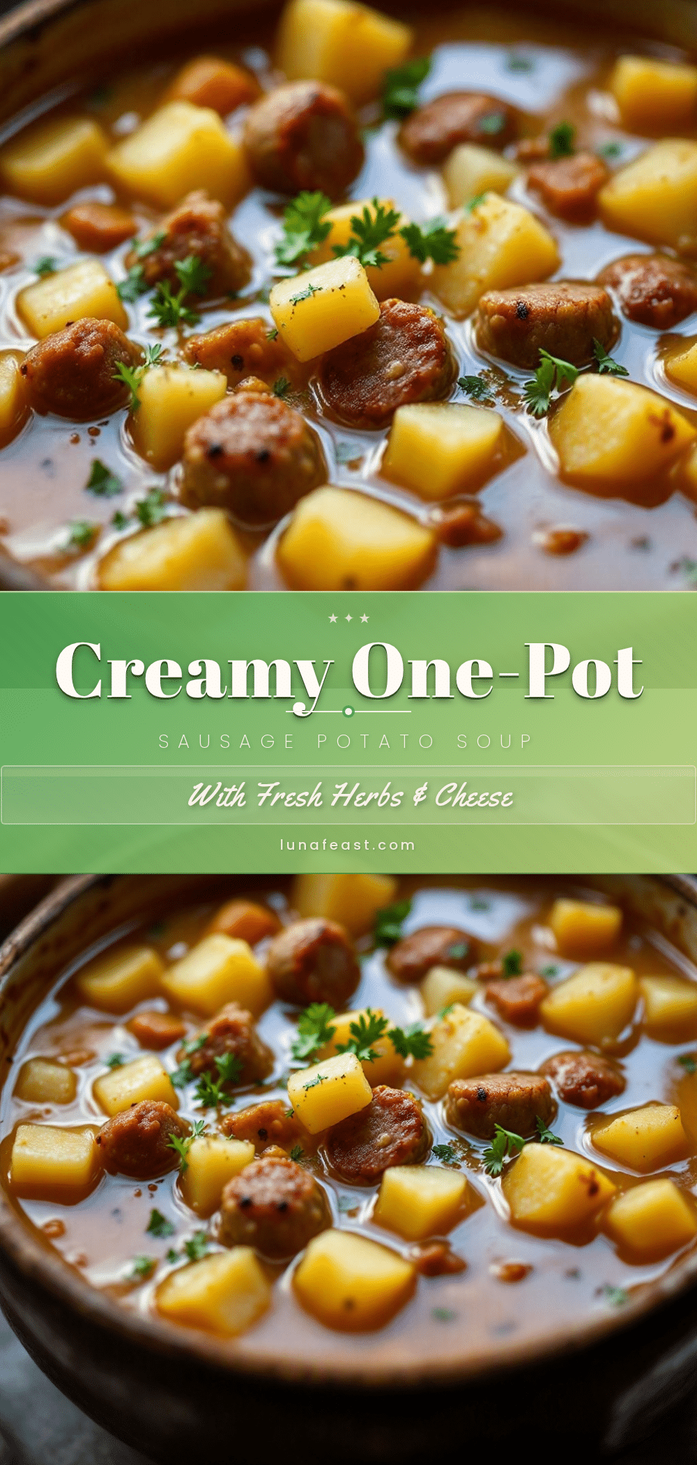 one-pot sausage potato soup recipe