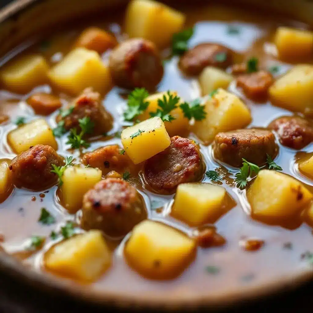 one-pot sausage potato soup - featured image
