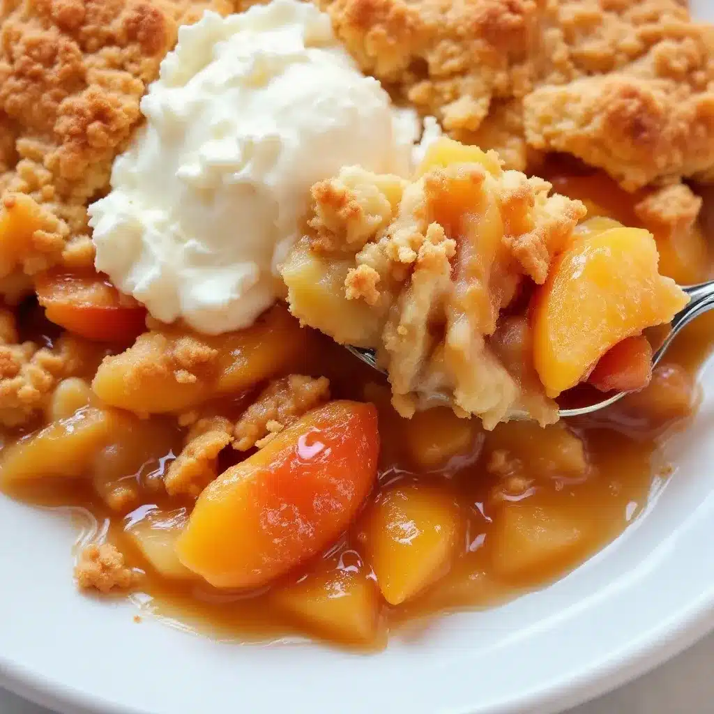peach cobbler preparation steps