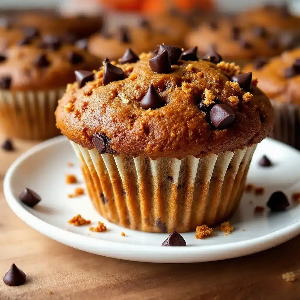 pumpkin chocolate chip muffins preparation steps