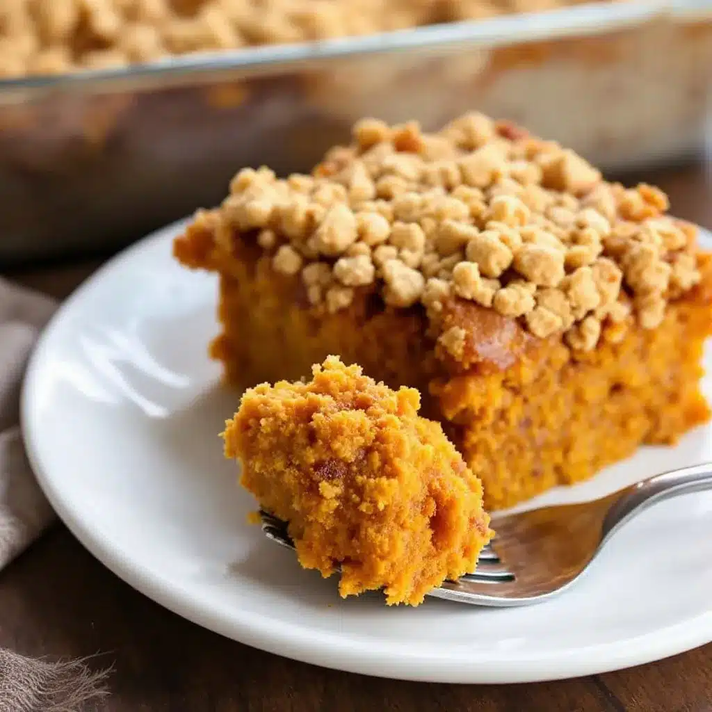 pumpkin dump cake preparation steps