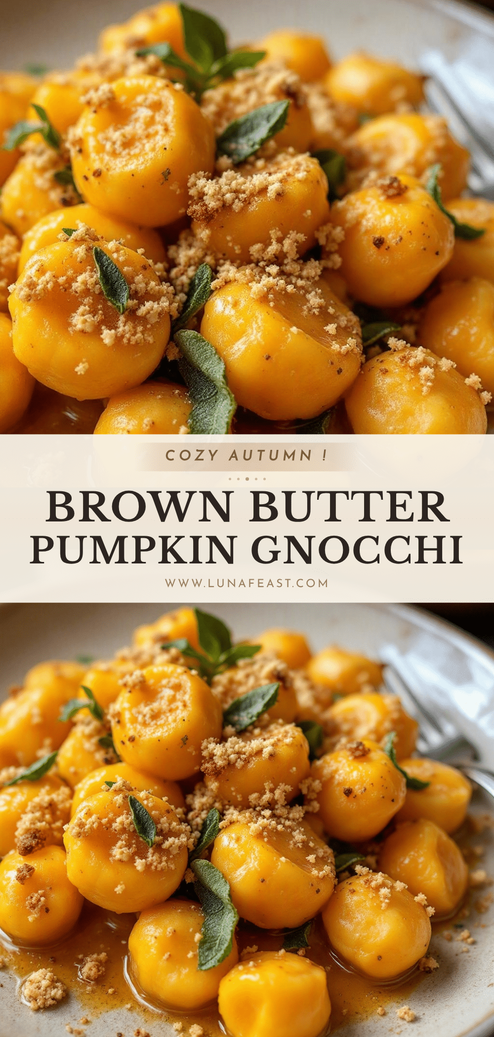 pumpkin gnocchi with brown butter sage sauce recipe