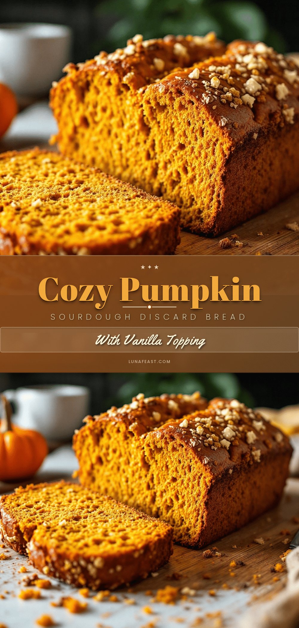 pumpkin sourdough discard bread recipe