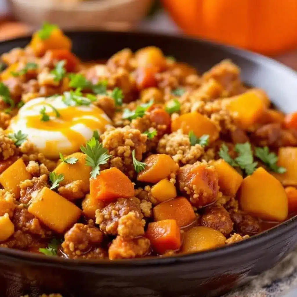 pumpkin turkey chili - featured image