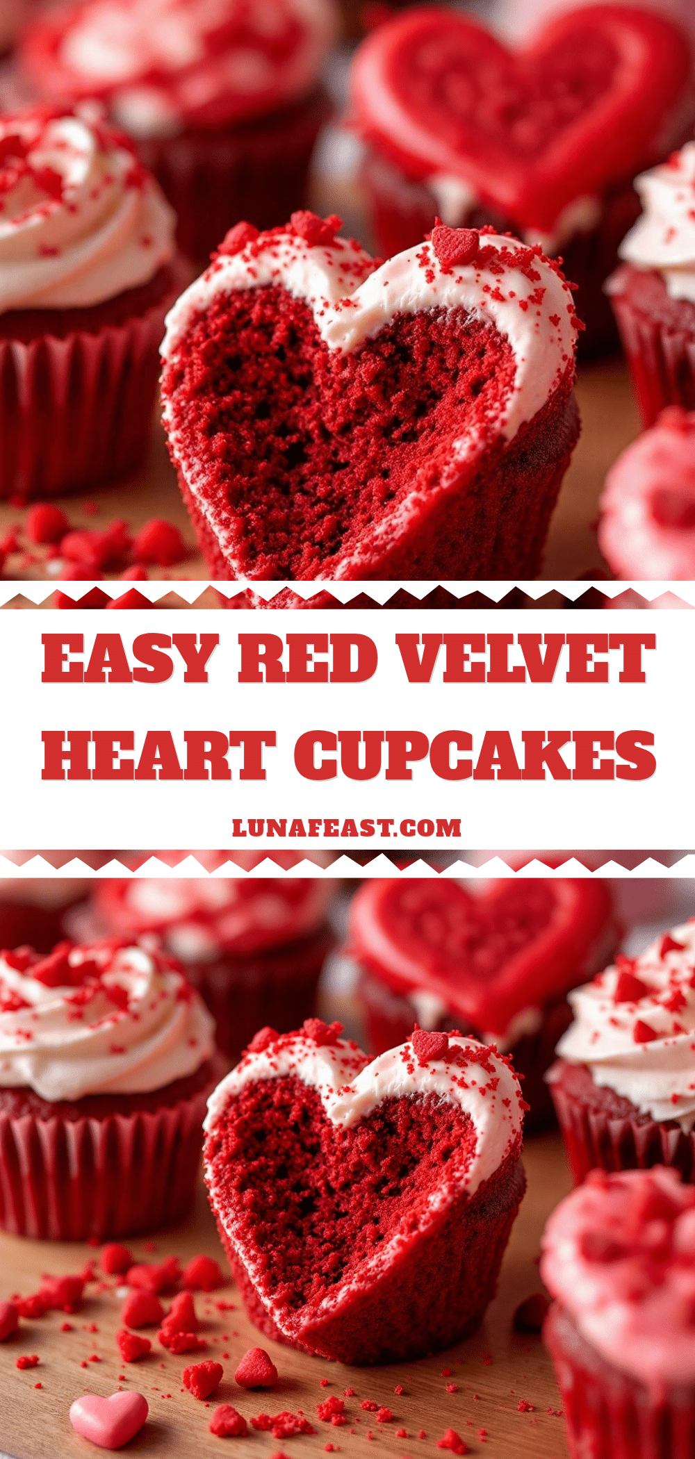 red velvet heart cupcakes recipe