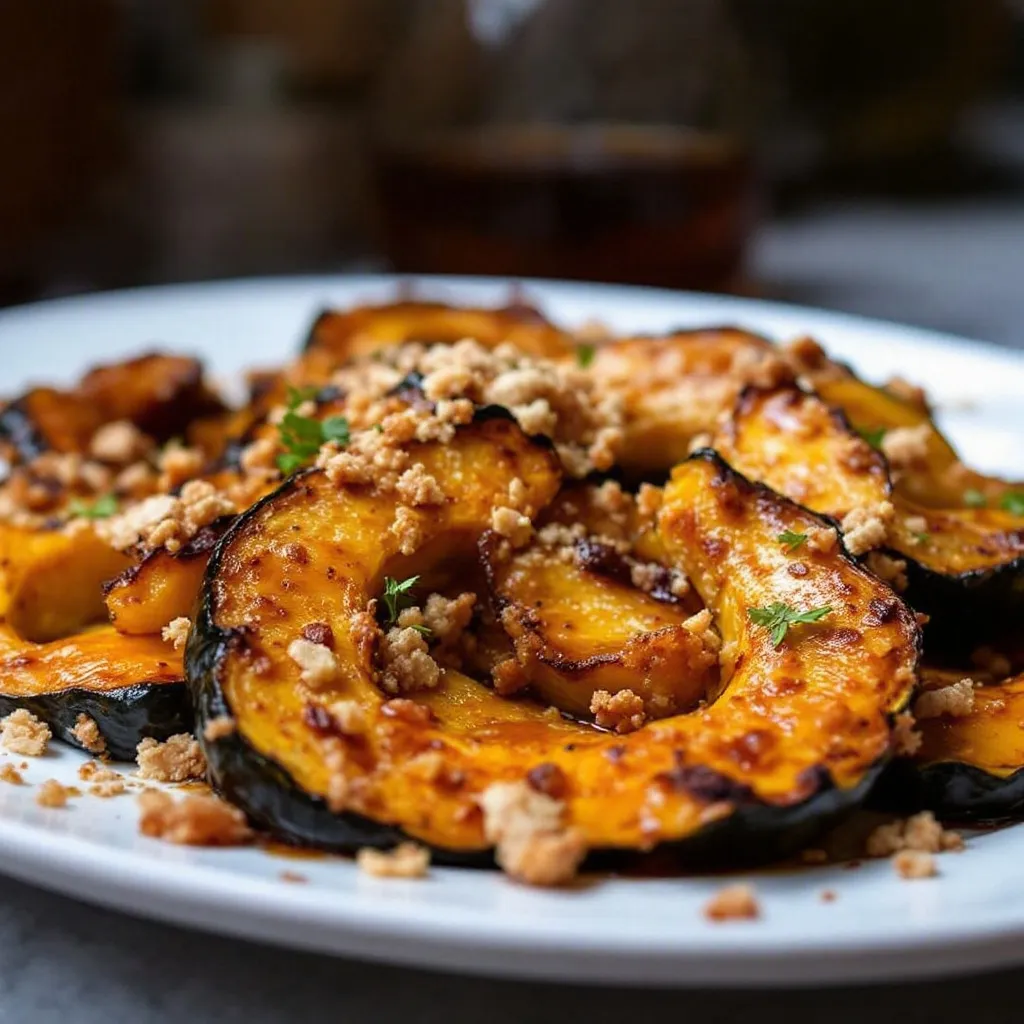 roasted delicata squash preparation steps
