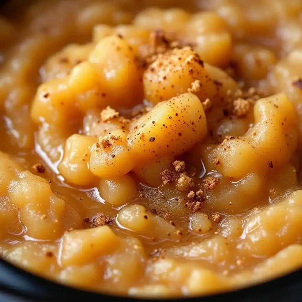 slow cooker cinnamon applesauce - featured image