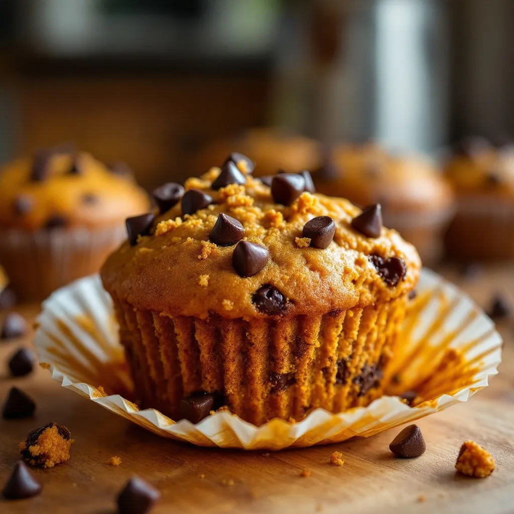 small-batch pumpkin chocolate chip muffins preparation steps