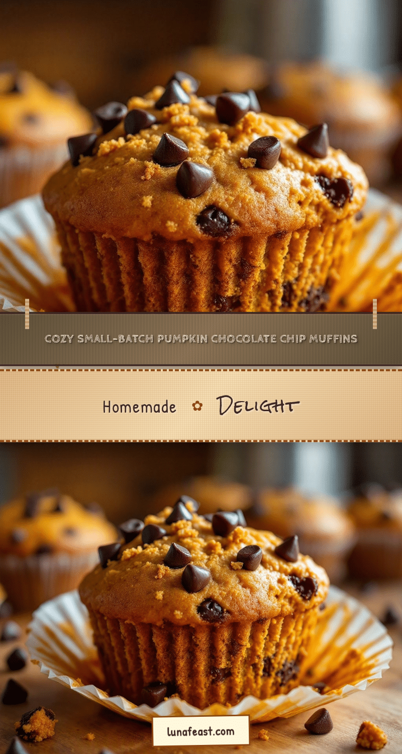 small-batch pumpkin chocolate chip muffins recipe