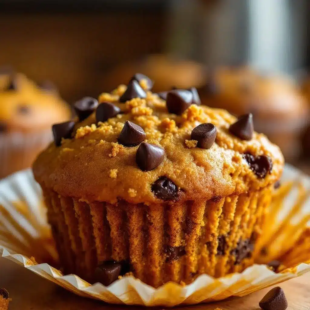 small-batch pumpkin chocolate chip muffins - featured image