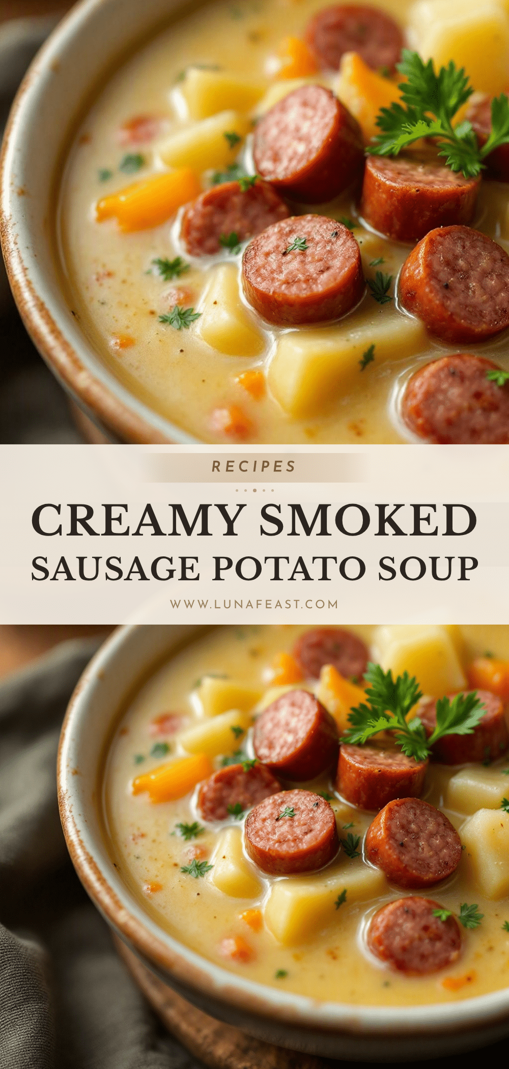 smoked sausage and potato soup recipe