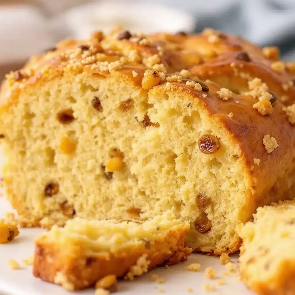 soft Irish soda bread with golden raisins preparation steps