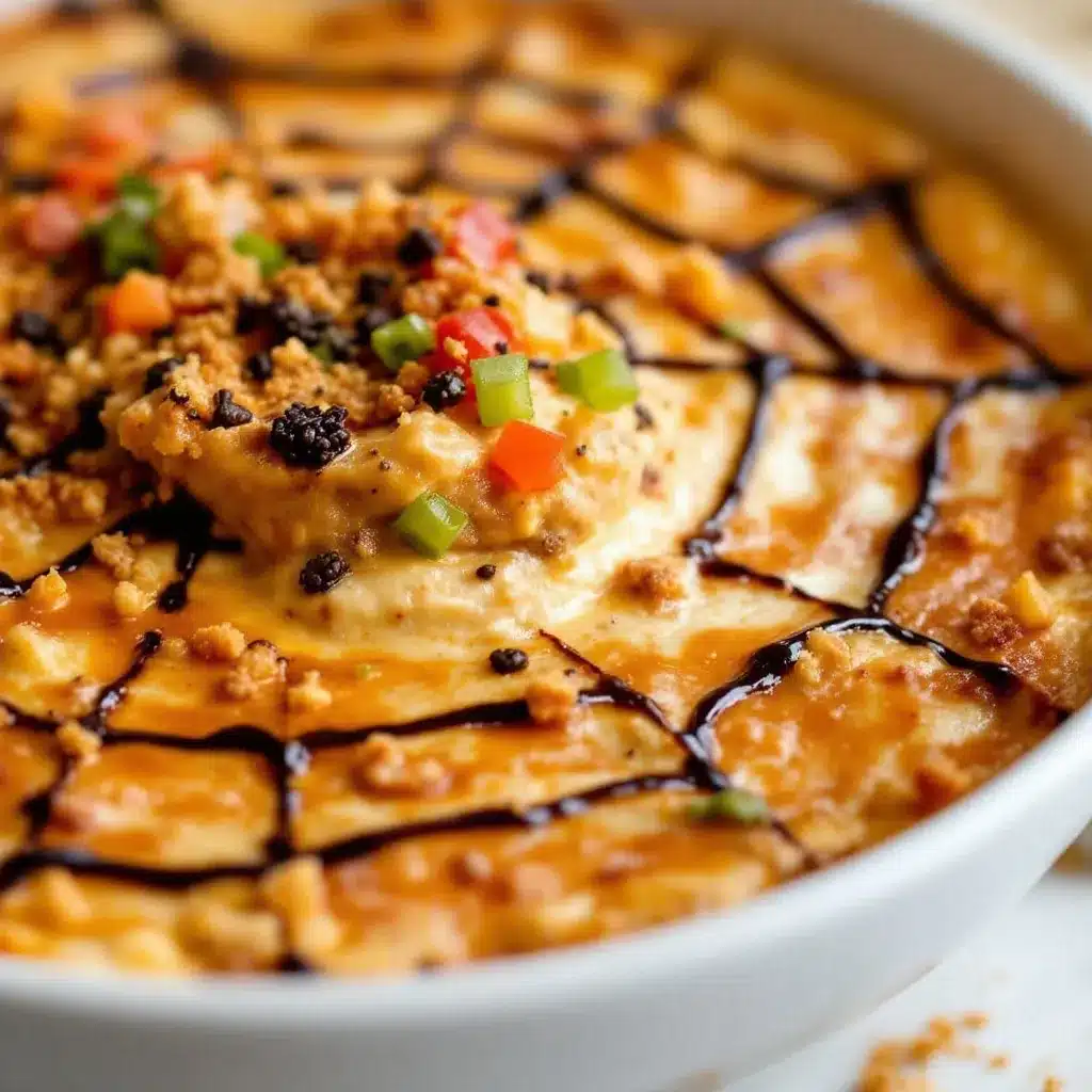 Spiderweb Taco Dip for Halloween preparation steps