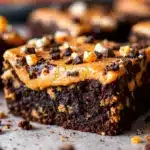 spooky halloween brownies - featured image