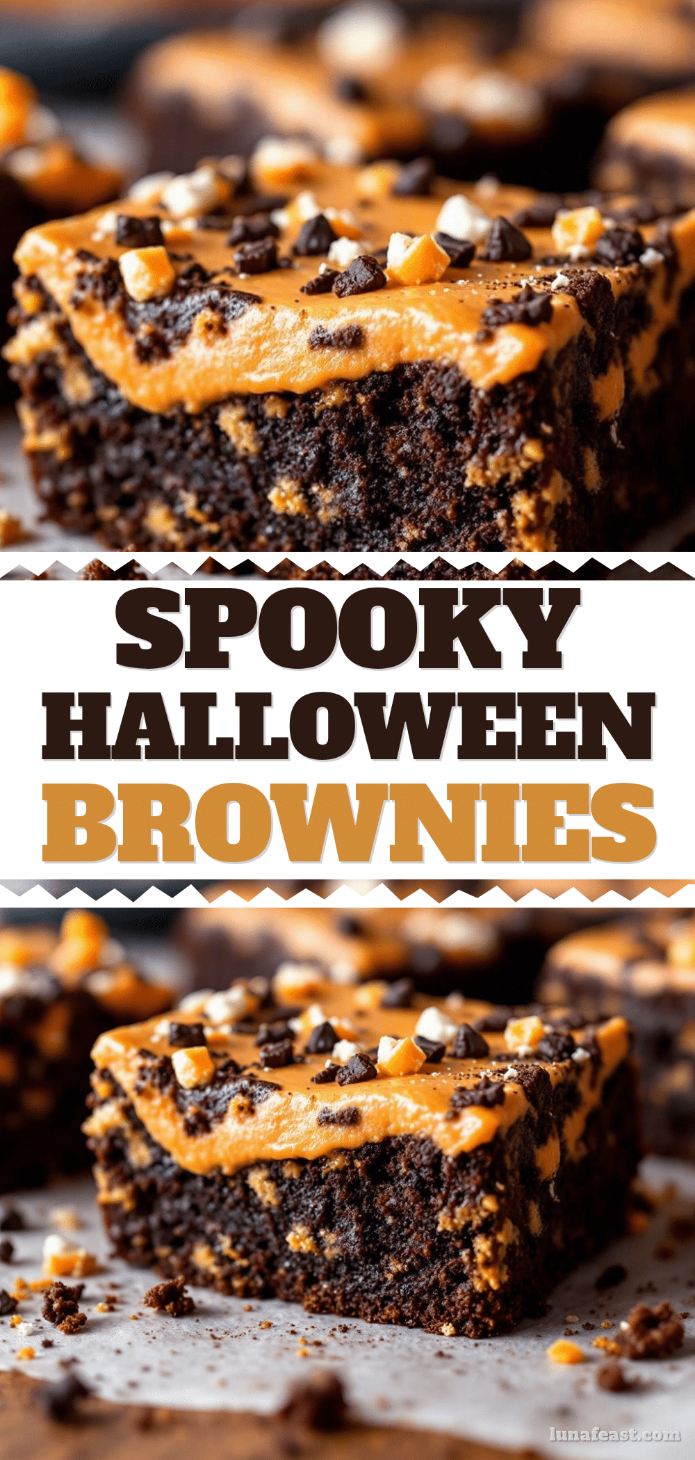 spooky halloween brownies recipe