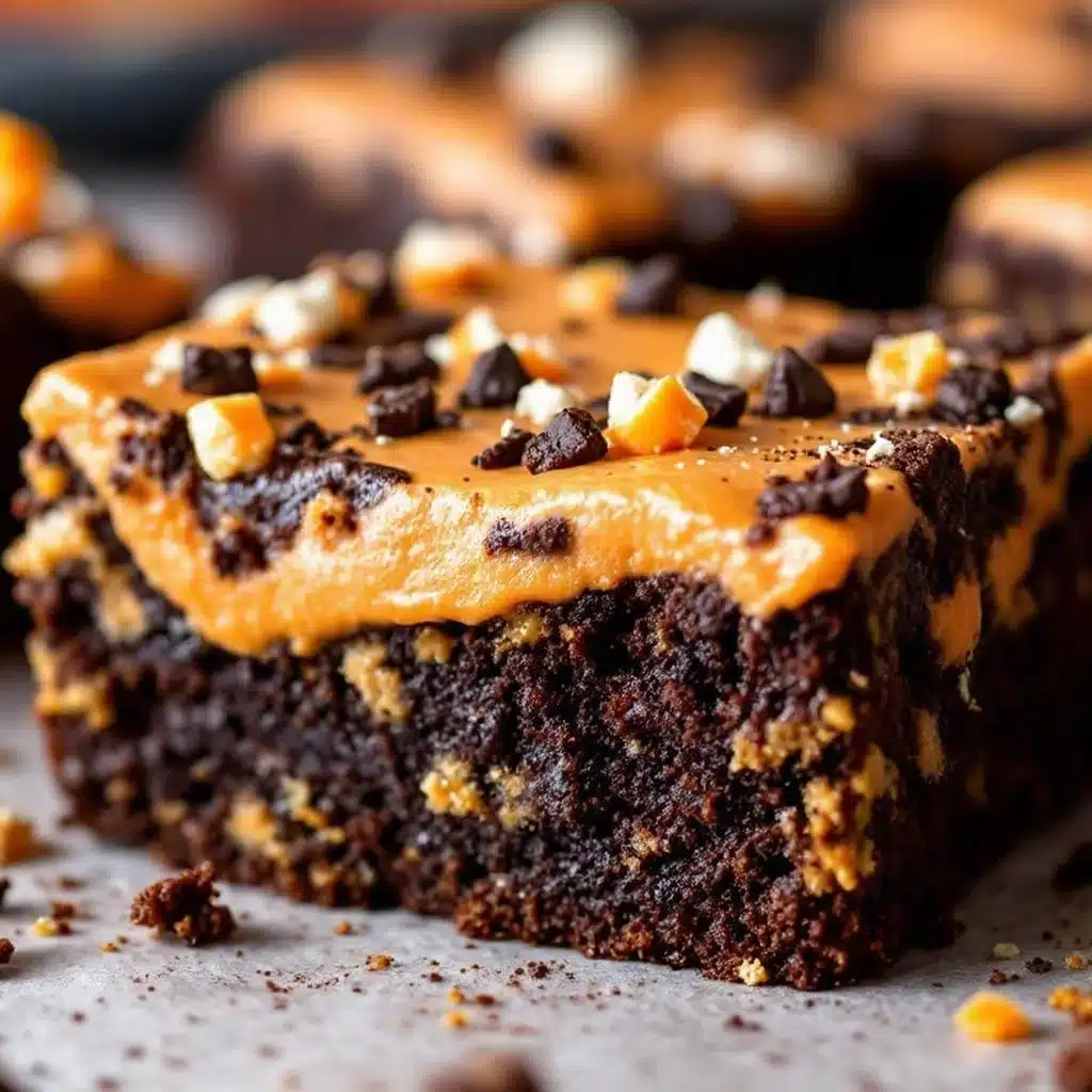 spooky halloween brownies - featured image