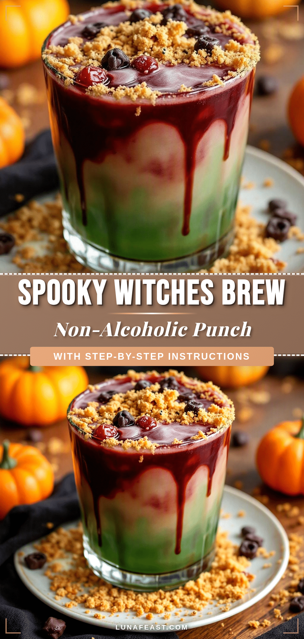Spooky Witches Brew Halloween Punch recipe